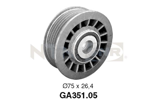 Geleiderol (poly) V-riem SNR GA351.05