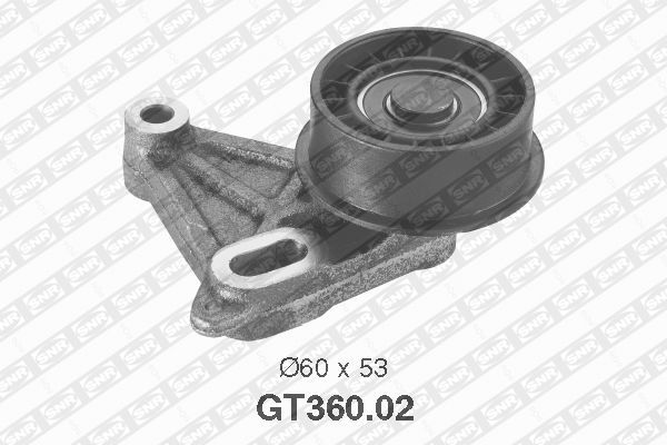 Spanrol distributieriem SNR GT360.02