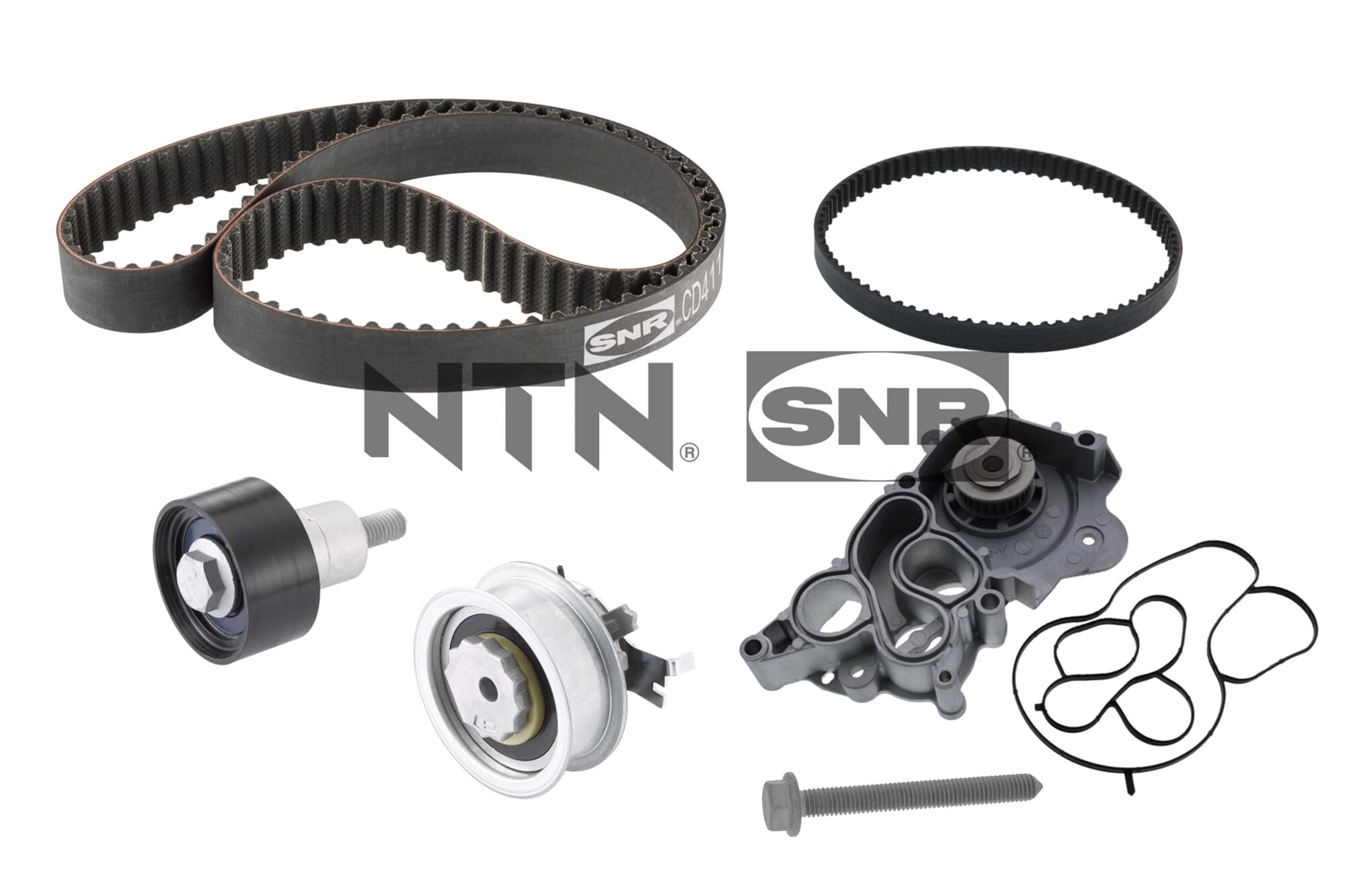 Distributieriem kit inclusief waterpomp SNR KDP457.752