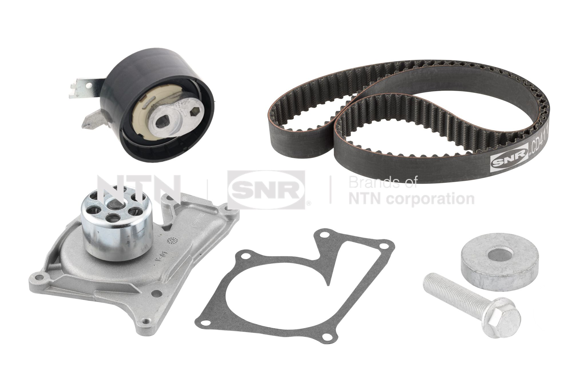 Distributieriem kit inclusief waterpomp SNR KDP455.650