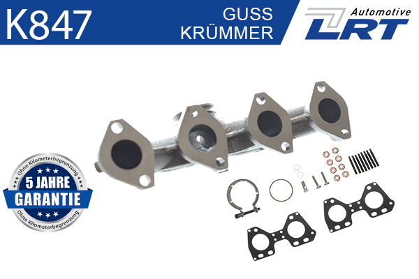 LRT Spruitstuk, uitlaatsysteem K847