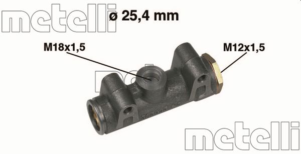 Hoofdremcilinder Metelli 05-0003