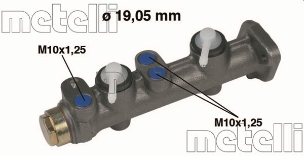 Hoofdremcilinder Metelli 05-0006