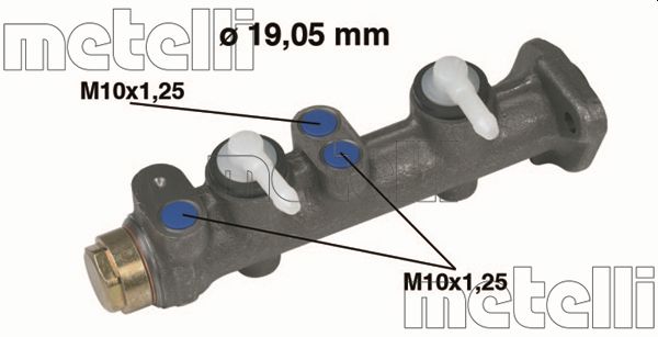 Hoofdremcilinder Metelli 05-0021