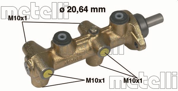 Hoofdremcilinder Metelli 05-0041