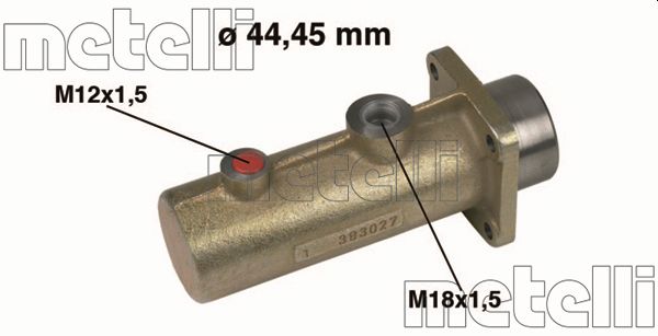 Hoofdremcilinder Metelli 05-0105