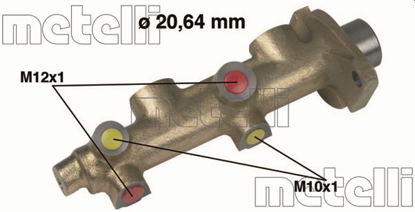 Hoofdremcilinder Metelli 05-0116
