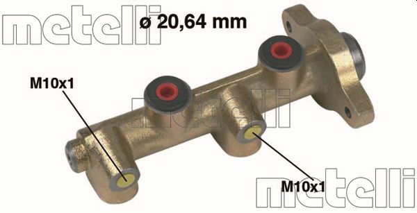 Hoofdremcilinder Metelli 05-0117