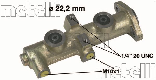 Hoofdremcilinder Metelli 05-0132