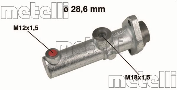 Hoofdremcilinder Metelli 05-0152