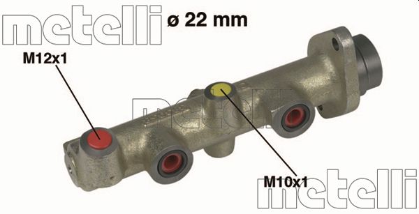Hoofdremcilinder Metelli 05-0163