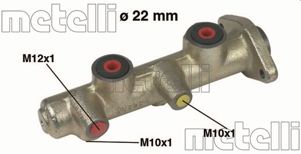 Hoofdremcilinder Metelli 05-0167