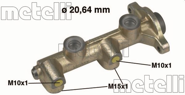 Hoofdremcilinder Metelli 05-0187