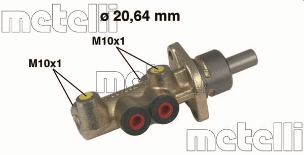 Hoofdremcilinder Metelli 05-0221