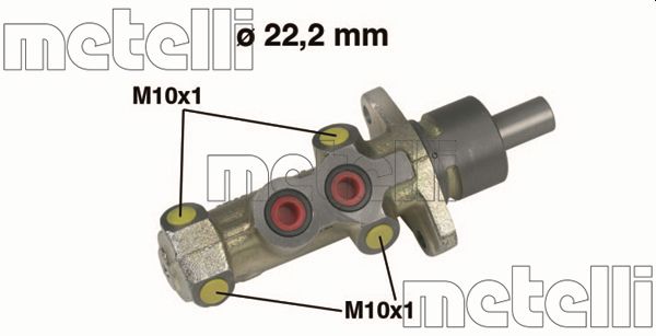 Hoofdremcilinder Metelli 05-0233