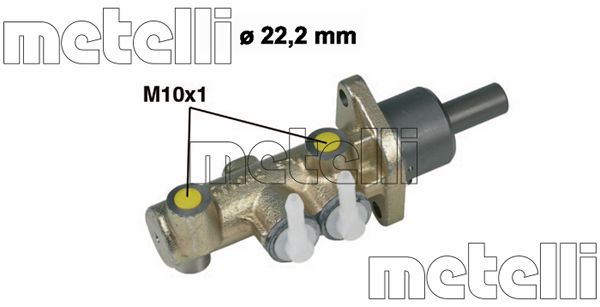 Hoofdremcilinder Metelli 05-0279