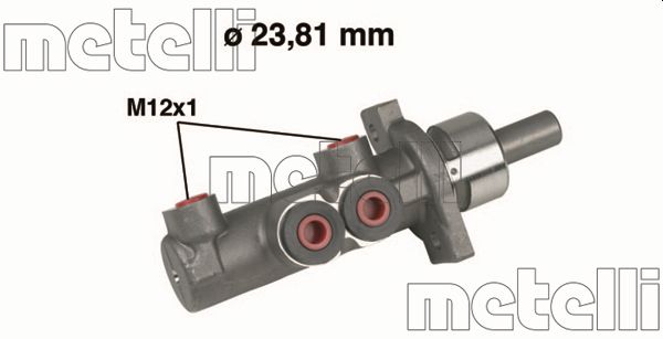 Hoofdremcilinder Metelli 05-0280