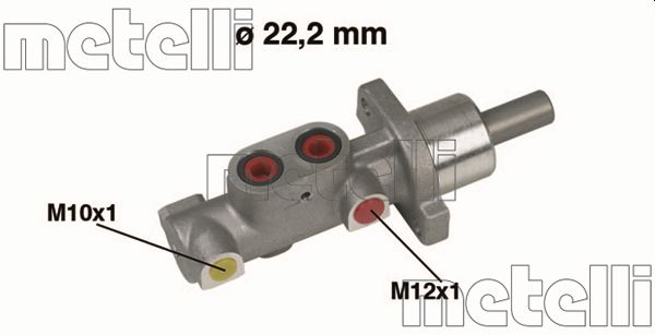 Hoofdremcilinder Metelli 05-0297