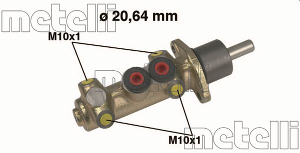 Hoofdremcilinder Metelli 05-0300