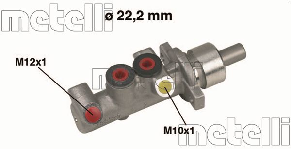 Hoofdremcilinder Metelli 05-0309