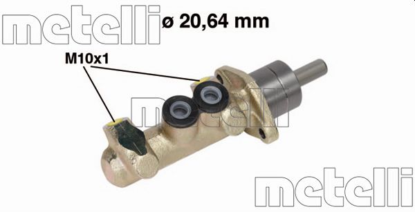 Hoofdremcilinder Metelli 05-0340