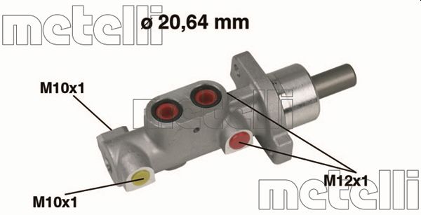 Hoofdremcilinder Metelli 05-0357
