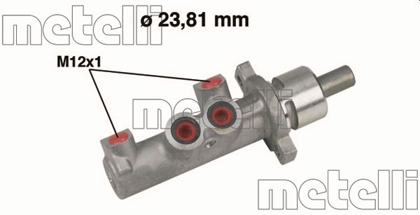 Hoofdremcilinder Metelli 05-0366