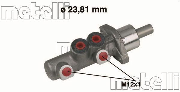 Hoofdremcilinder Metelli 05-0367