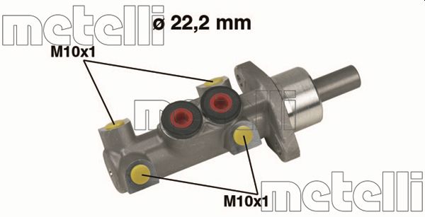 Hoofdremcilinder Metelli 05-0390