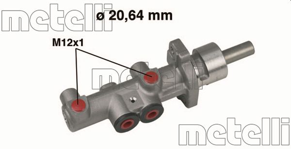 Hoofdremcilinder Metelli 05-0404