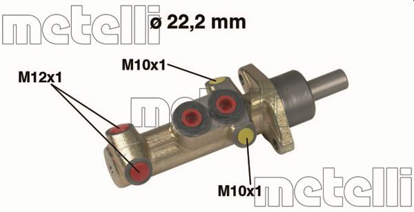 Hoofdremcilinder Metelli 05-0417