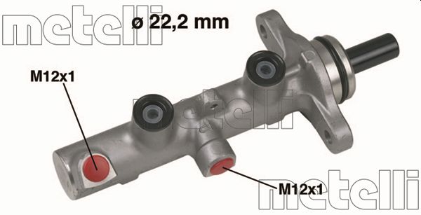 Hoofdremcilinder Metelli 05-0428