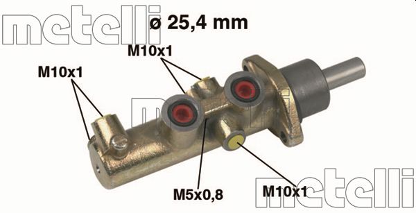 Hoofdremcilinder Metelli 05-0446