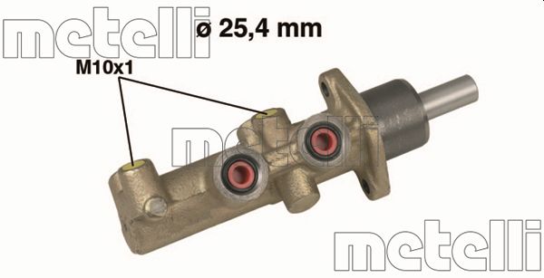 Hoofdremcilinder Metelli 05-0481