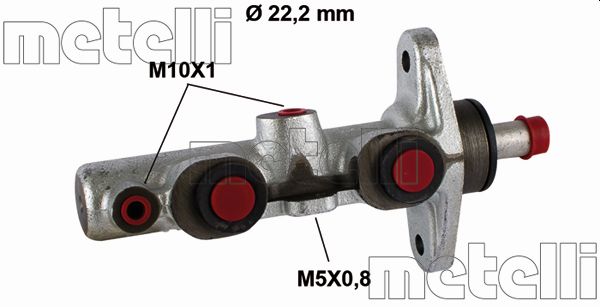 Hoofdremcilinder Metelli 05-0499