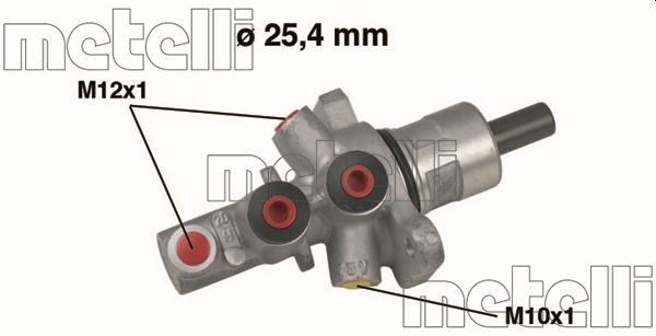 Hoofdremcilinder Metelli 05-0517