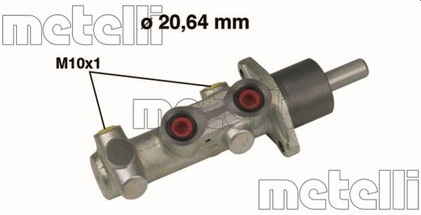 Hoofdremcilinder Metelli 05-0523