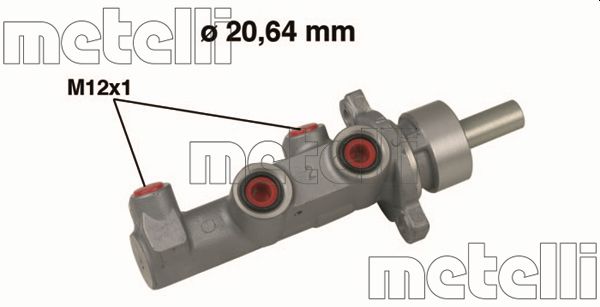 Hoofdremcilinder Metelli 05-0524