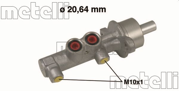 Hoofdremcilinder Metelli 05-0538