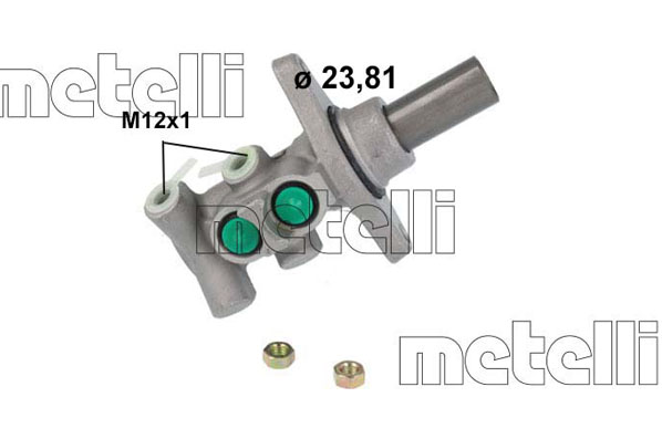 Hoofdremcilinder Metelli 05-0545
