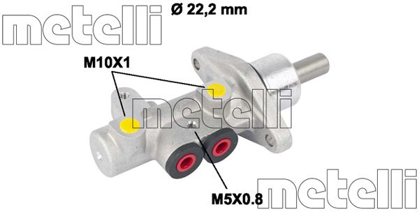Hoofdremcilinder Metelli 05-0549