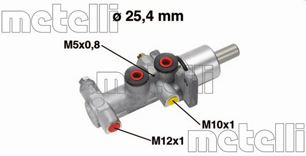 Hoofdremcilinder Metelli 05-0554