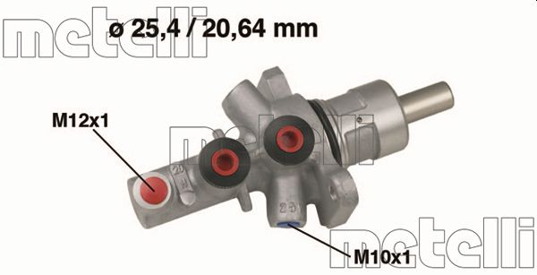 Hoofdremcilinder Metelli 05-0561