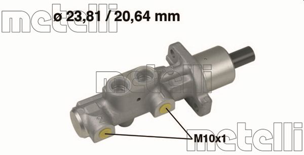 Hoofdremcilinder Metelli 05-0575