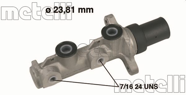 Hoofdremcilinder Metelli 05-0582