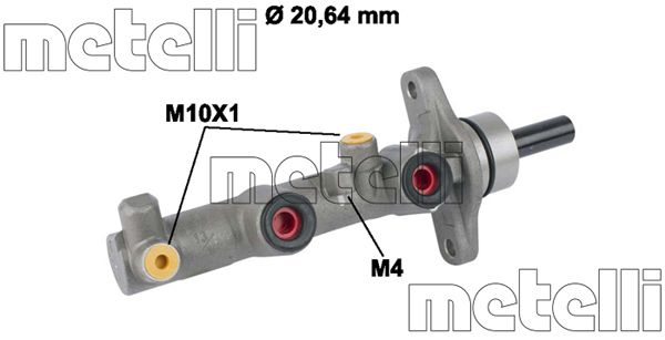 Hoofdremcilinder Metelli 05-0589