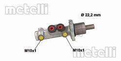 Hoofdremcilinder Metelli 05-0598