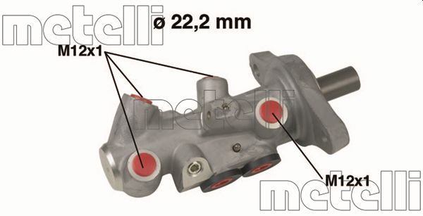 Hoofdremcilinder Metelli 05-0611