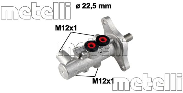 Hoofdremcilinder Metelli 05-0612