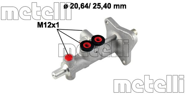 Hoofdremcilinder Metelli 05-0629